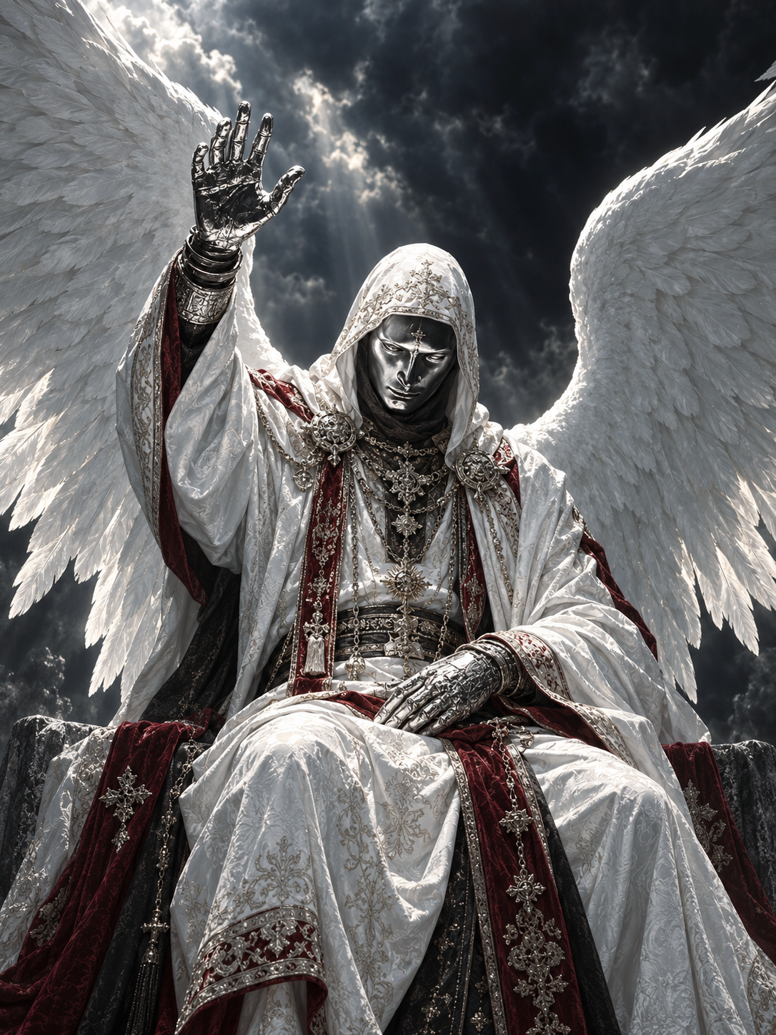 A winged guardian representing first-party execution